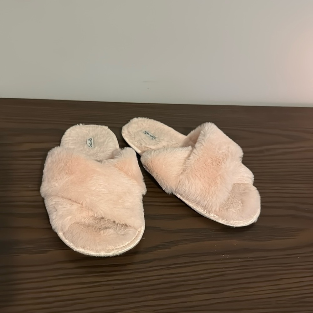 Fuzzy slippers